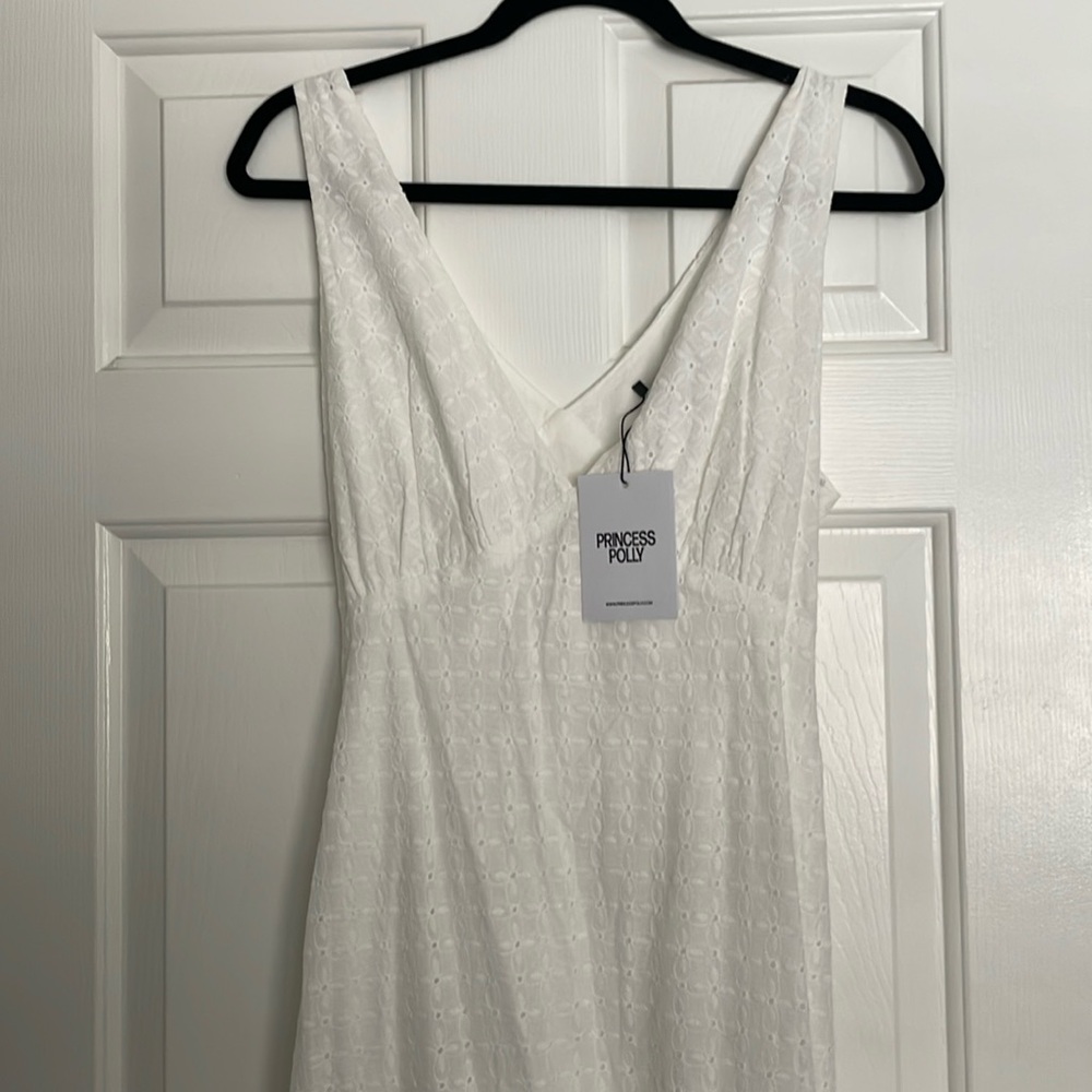 Princess Polly White Eyelet Nellie Dress